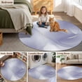thumbnail image 5 of Purple Marble Round Area Rug 3Ft Washable Small Circle Rugs for Kitchen Entryway, Modern Minimalism Abstract Aesthetic Art Non-Slip Carpet Floor Mats Indoor Outdoor Carpet Runner Aesthetic Home Decor, 5 of 8