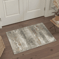 thumbnail image 4 of KUETH 8x10 Area Rug Abstract Brown Sandy, Machine Washable Vintage Distressed Throw Rug with Non-Slip Gripper, Modern Aesthetic Carpet for Bedroom Living Room, 4 of 6