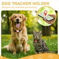 thumbnail image 5 of Uxcell Dog Collar Tag, Dog Tracker Holder Silicone Tag Protective Case Waterproof Cat Collar Holder, (Brown), Intended for Pet Puppies Kittens Tracking Accessories, 5 of 6