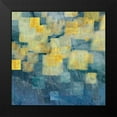 thumbnail image 2 of Jill, Susan 20x20 Black Modern Framed Museum Art Print Titled - Indigo Rain, 2 of 5