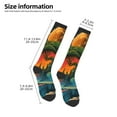 thumbnail image 2 of Yiaed Abstract Tree Castle Print Great elasticity Adult Stockings Sports socks for Men and Women, 2 of 6