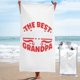 thumbnail image 1 of Solo los mejores papás ascienden a abuelos Toalla de playa Toallas de baño de microfibra Manta de playa suave para desfiles Natación Yoga Mujeres Hombres, 1 of 4