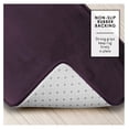thumbnail image 5 of KriKac Bathroom Rugs, Velvet Memory Foam Bath Mat, Non-Slip, Machine Washable Bath Rugs - Dries Quickly, Ultra Soft Plush Bath Mats for Bathroom, 17 x 24, Dark Purple, 5 of 6