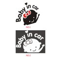 thumbnail image 2 of tredstone Car Styling 3D Cartoon Car Stickers Reflective Vinyl Baby in Car Warming Sticker Decals on Board Decoration, 2 of 7