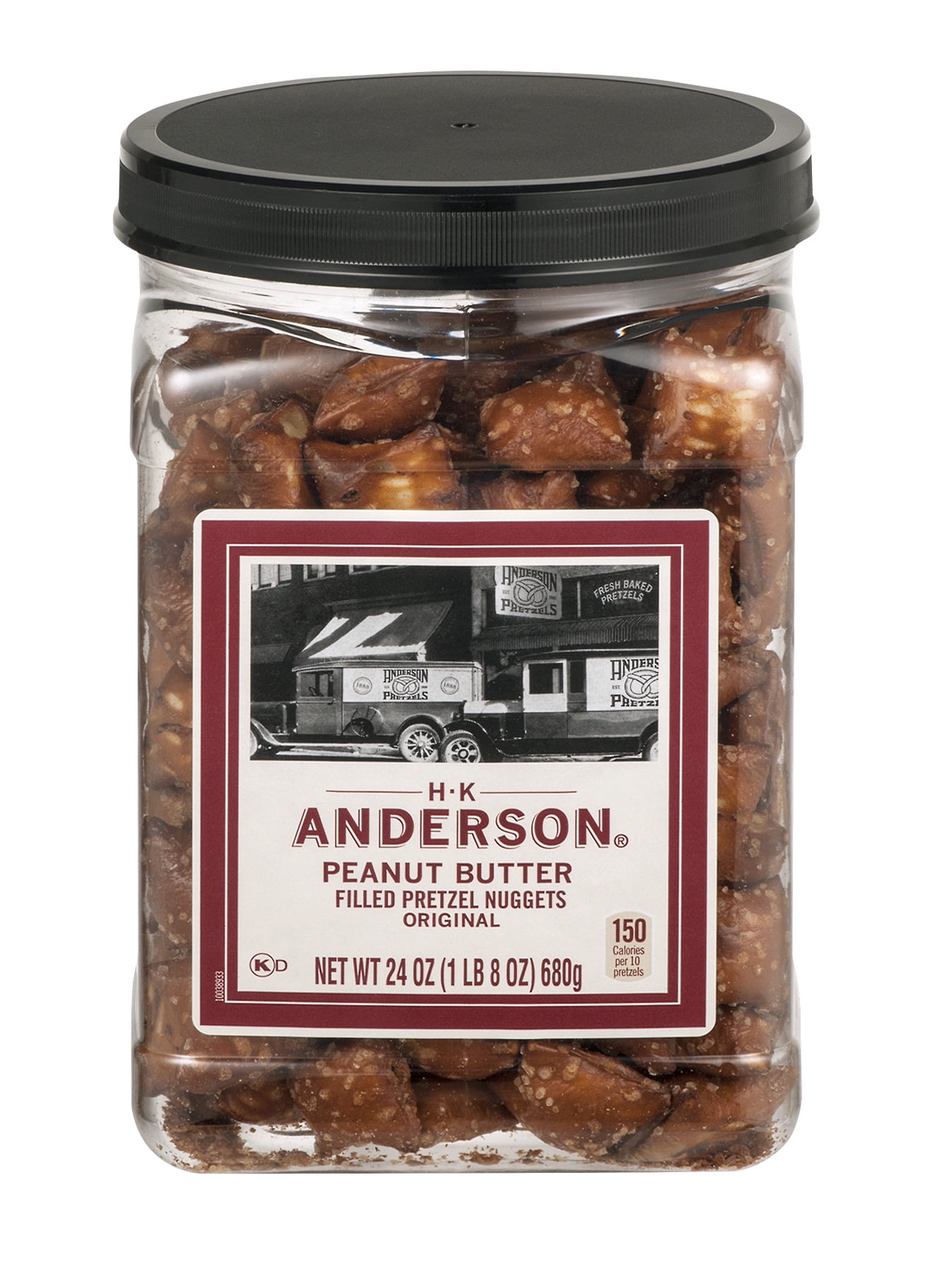 HK ANDERSON Peanut Butter Filled Pretzel Nuggets, 24 oz