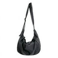 thumbnail image 3 of Bolso bandolera de mujer de primavera, de gran capacidad, con correa de hombro ancha, de nailon, 3 of 4