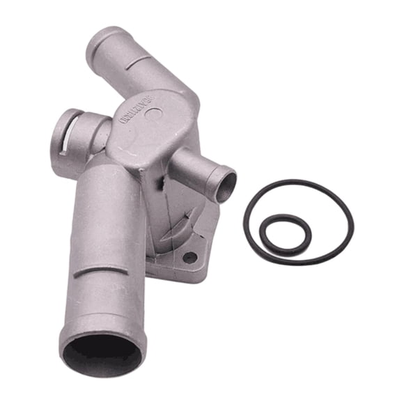 Cubierta del termostato del coche,Reemplazo de la carcasa del termostato de aleación de aluminio,Brida de manguera de refrigerante Radiador Pieza automotriz,Conjunto de la carcasa del