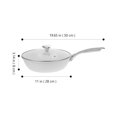 thumbnail image 2 of LOLIPPYY Non-Stick Ceramic Wok Pan Set for Home Cooking, Kitchen Frying Pans Ideal for Stir Fry and Everyday Use, 2 of 8