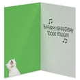 thumbnail image 2 of Recycled Paper Greetings Funny Birthday Card Featuring White Cat (Meow-tastic Celebration), 2 of 3