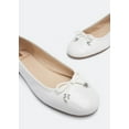 thumbnail image 4 of Sam Edelman Women's Felicia Luxe Ballet Flats White Leather 5M, 4 of 4