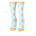 thumbnail image 2 of Cool Socks Novelty Crew Socks Women's Peaches, Graphic Print, Large, 2 of 2