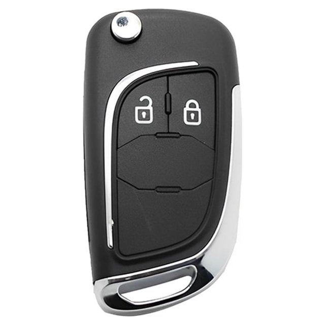 Sidaley ABS Car Key Fob Portátil Desmontable Reemplazo de protección Modificado Universal Elegante Vehículo Llaves Caso Protector Accesorios Cámaras de salpicadero de coche 2 clave Sidaley VI018366-01
