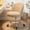 Cream, variant on Romorgniz Vanity Chair Height Adjustable Desk Chair with Wheels, Armless Office Chair with Soft Lumbar Support for Small Space, Bedroom, Home office, White
