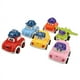 thumbnail image 1 of Cochecitos - Coches de juguete de goma blanda para bebés y niños pequeños - 6 piezas, 1 of 5