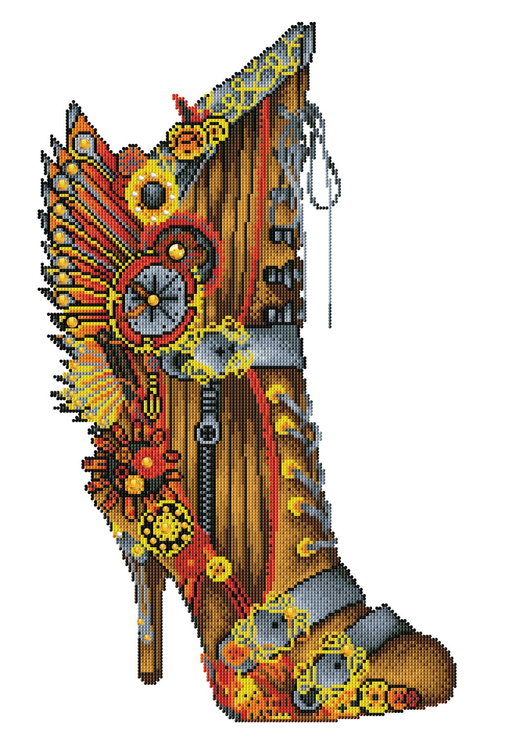Diamond Dotz Take Charge Diamond Painting Kits for Adults - Diamond Art Kits a Relaxing Creative Craft Kit with Dotz Gems