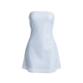 thumbnail image 3 of Lenpel Chiffon Dresses for Women Cute Strapless Mini Tube Dresses with Scarf Elegant Comfy Backless Beach Vacation Outfits, 3 of 5