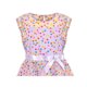 thumbnail image 5 of Vestido de Niña Multicolor Arcoíris con Lunares Retro Morado de Tul Vestido de Fiesta 6 Años, 5 of 8