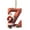 Z, variant on pathside 26 Letters Christmas Tree Decoration Pendant Christmas Tree Ornaments Personalized DIY Initial Letter Hanging Christmas Decorations (Q)