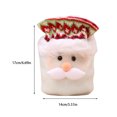 thumbnail image 3 of Bewildely Medias navideñas Papá Noel Elk Calcetines de Navidad Reutilizables Durable Festival Prop Multiusos Fiesta Bolsa de dulces Gran capacidad Kits de decoración para fiestas Los ancianos Bewildely HA069617-01, 3 of 6