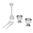 thumbnail image 3 of Oubit Egg Cups Cutter,Boiled Egg Tool Set Stainless Steel Egg Cup Egg Cracker Topper Set Top-Notch Performance, 3 of 9