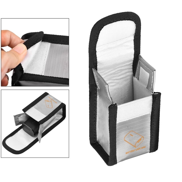Mini A prueba de explosiones Lipo batería bolsa de seguridad Protector Blanco S perfke Almacenamiento a prueba de explosiones
