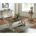 thumbnail image 5 of Home Square Adelman Wood End Table in Oak and Antique White - Set of 2, 5 of 8