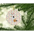 thumbnail image 2 of Japanese Bobtail Cat Christmas Ceramic Ornament 2.8 in x 2.8 in, 2 of 3