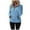 Blue, variant on Lightweight Hoodies for Women Fall Winter Oversized Neck Long Sleeve Kimono One Shoulder Half Zip Plain Pullover Flannel Jacket Sweatshirt(RD1,L)