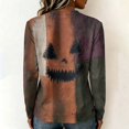 thumbnail image 5 of Halloween Long Sleeve Shirts for Women 2026 Plus Size Funny Cute Vintage Teacher Shirts Casual Holiday Tops Clothes Brown XL, 5 of 5