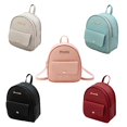 thumbnail image 2 of Fashion Mini Backpack Women PU Leather Backpack Shoulder Bag Multi-Function Fem Black, 2 of 6