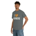 thumbnail image 2 of I Heart Love Wieners Funny Hotdog Cookout Unisex T-Shirt, 2 of 2