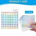 thumbnail image 2 of Uxcell Reflective Round Small Number Stickers, Self Adhesive Laser Consecutive Numbered Stickers Numbers 24, 2 of 7