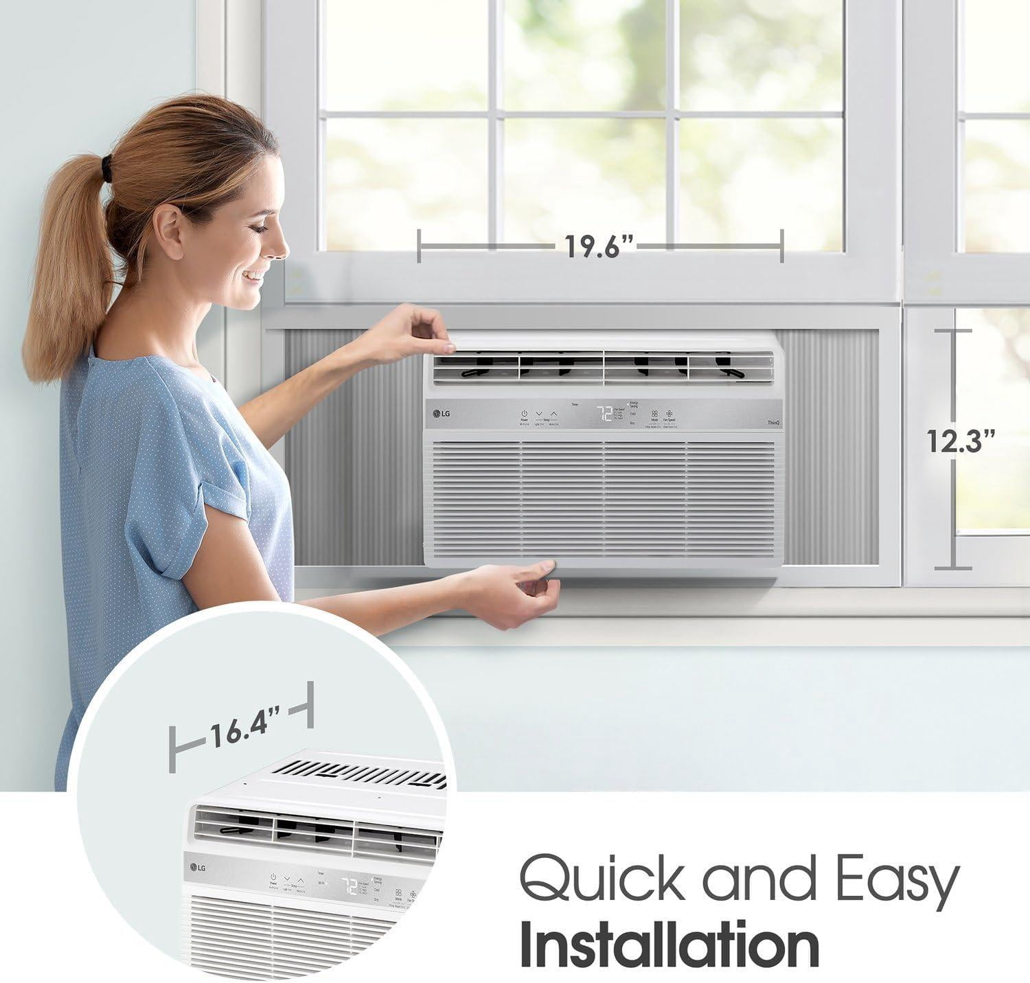 LG LW1025RSMY Smart Wi-Fi 10000 BTU Window Air Conditioner