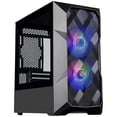 thumbnail image 1 of Gabinete Gamer COOLER MASTER MasterBox TD300 Mesh Micro ATX 2 Fan Cristal Templado ARGB Negro Cooler Master Mini Torre Mstercase TD300 3D Poligonal Panel de Vidrio Templado TD300 KGNN S00, 1 of 5