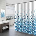 thumbnail image 1 of Strong Microfiber Fabric with 3M Scotchgard Waterproof Treatment Modern Home Bathroom Decor, Standard 39*70, Blue, 1 of 5