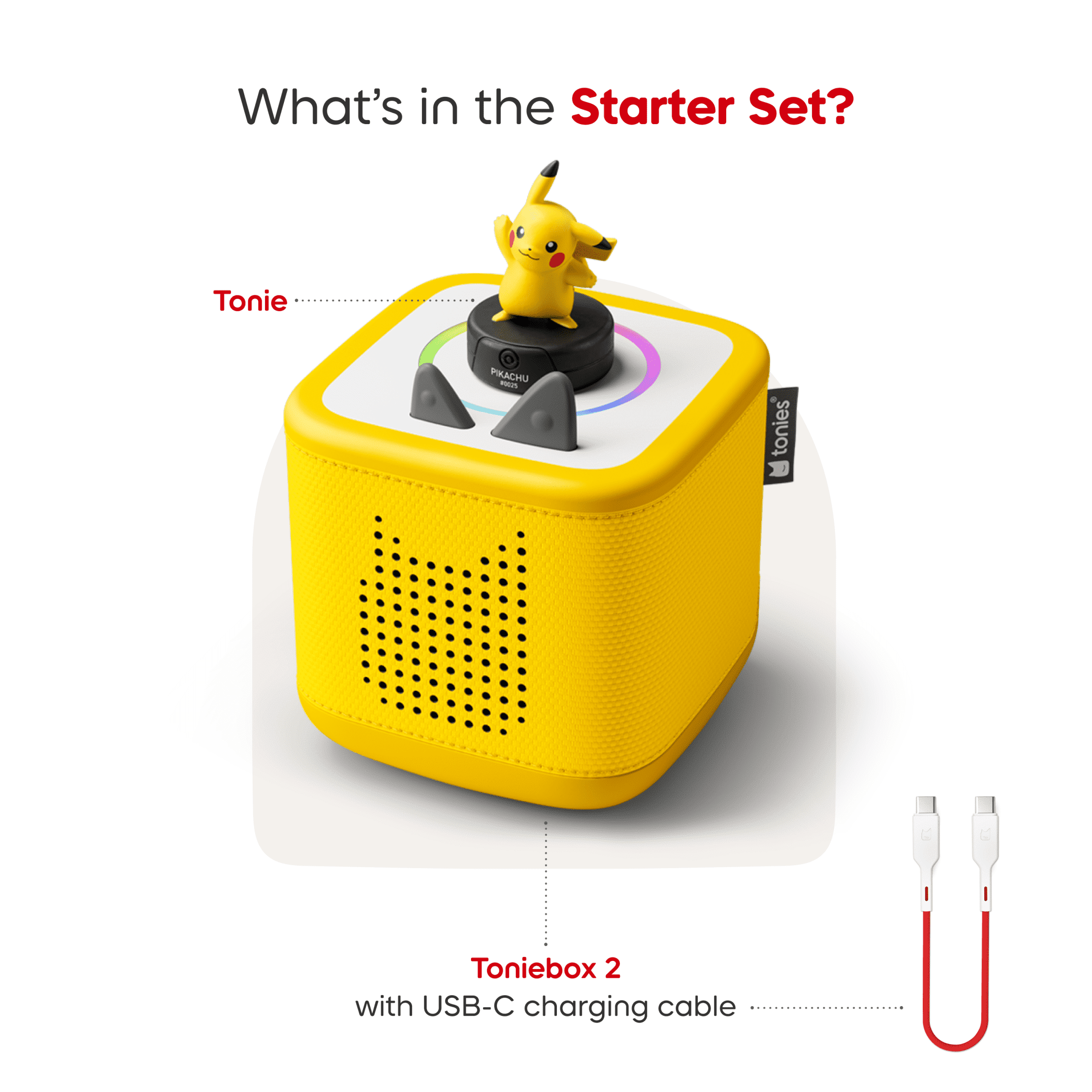 その他 toniebox tonies Toniebox 2 Screen-Free Audio Player Starter Set with