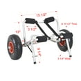 thumbnail image 5 of Calhome Boat Kayak Canoe Carrier Transport Trailer Tote Trolley Dolly Wheel w/Free Cell Phone Bag, 5 of 5