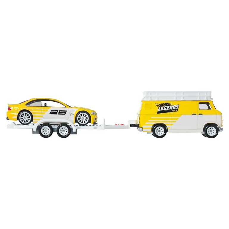 Hot Wheels Legends Tour Team Transport BMW M3 E46 & Rally Hauler 1