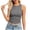 Gray-tanks, variant on Womens Ribbed Knit Tank Tops, Half Button Slim Fit Sleeveless Cami Tank, Casual Summer Basic Tops for Workout Casual