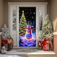 thumbnail image 5 of 71" x 35" Christmas Fluorescent Door Banner – Holiday Party Backdrop, Festive Wall Hanging, Christmas Decoration Cloth with Adhesive Tape for Indoor & Outdoor Seasonal Décor, 5 of 5
