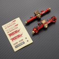 thumbnail image 5 of Eje trasero delantero completo de aleación de aluminio Vogacara RCGOFOLLOW 2 uds para 1/24 RC Axial SCX24 Rojo, 5 of 5