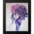 thumbnail image 2 of Hydrangea - Pixie Blossoms 15x18 Black Modern Framed Museum Art Print Titled - Sheena Pike Art And Illustration, 2 of 5