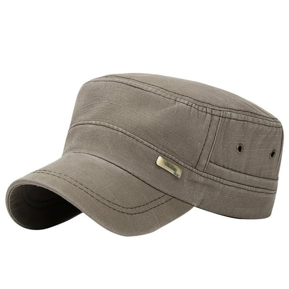TSADFHJI Womens Baseball Caps Khaki Baseball Cap Vintage Style Cap Unisex Hat Sun Flat Fashion Sport Baseball Caps One Size Brown