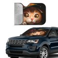 thumbnail image 4 of Disketp Windshield Sun Shade, Car Sun Shade For Front Window Animal Cat Sunshades Sun Visor Protector Blocks Uv Rays Foldable, 4 of 9
