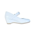thumbnail image 3 of Rachel Shoes Girls' Adeline Wedge Shoes - white, 4 youth, 3 of 3