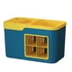thumbnail image 4 of Estante de almacenamiento de condimentos de cocina Estante de almacenamiento de condimentos de plástico Estante multifuncional para cuchillos Organizador de especias Estante de almacenamiento Azul y a, 4 of 13