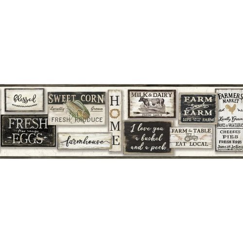 Farm To Table Wallpaper Border