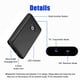 thumbnail image 2 of Moyic 2 en 1 compatible con Bluetooth 5.0 AUX Transmisor Receptor Pocket Car Manos libres TV Llamada Altavoz Audio Video Adaptador Electrónica, 2 of 5