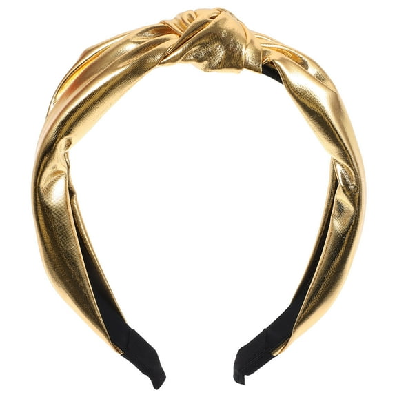 ELAYARD Durable Gold Hairband Knotted for Women Elegant Hair Accessories 1Set