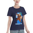 thumbnail image 2 of T-Shirt Basique à Manches Courtes pour Femmes Super Saiyan, 2 of 6